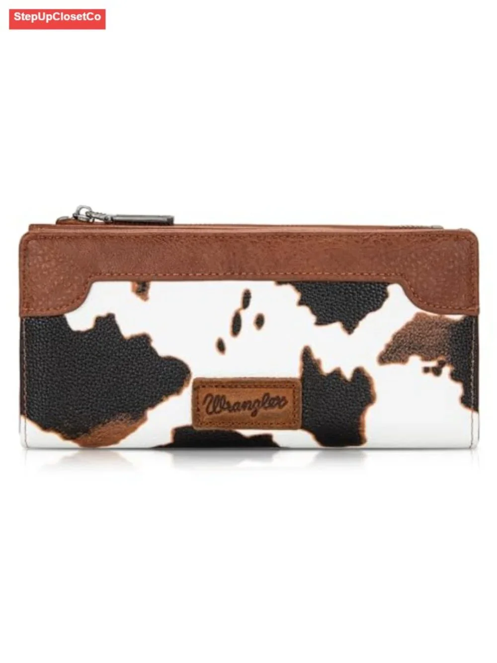 Womens Vegan Leather Bifold Wallet Credit Card Holder with Zipper, Multiple